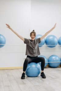 Medicine balls can be used for core workouts